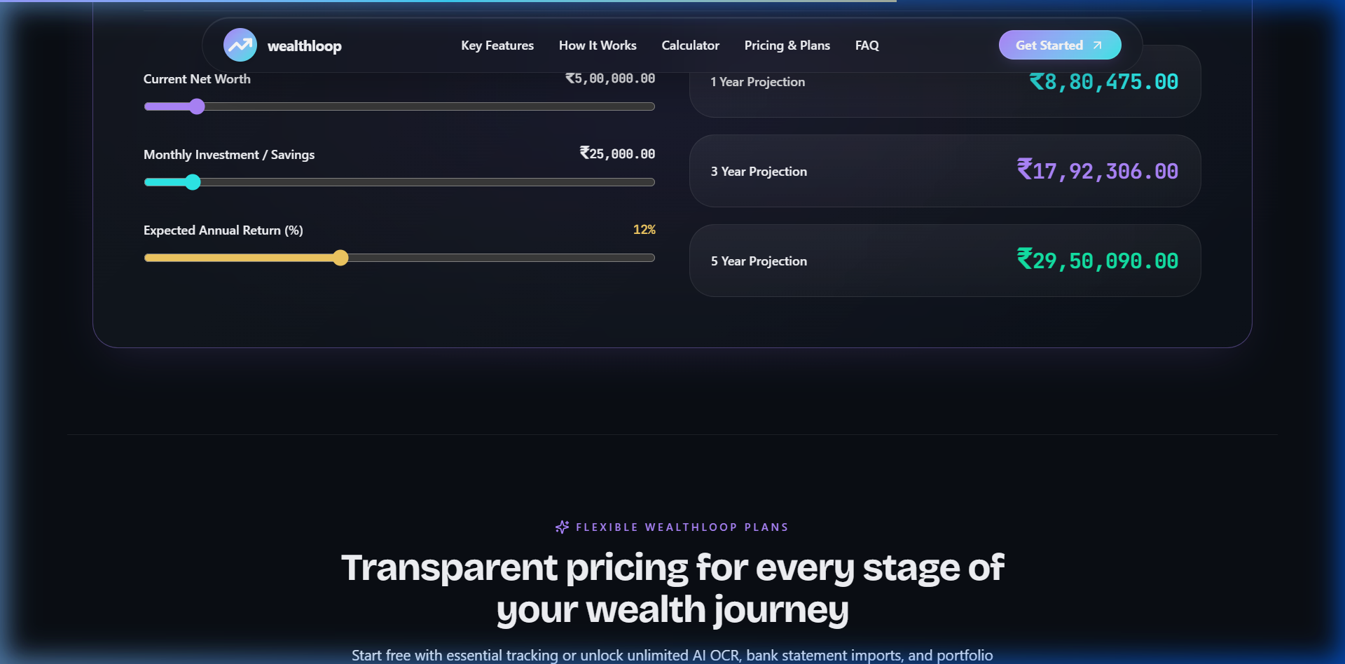 Interactive Compound Growth & FIRE Wealth Simulator